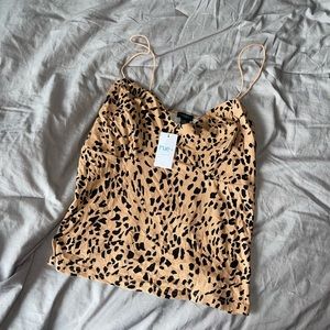 cheetah print tank top